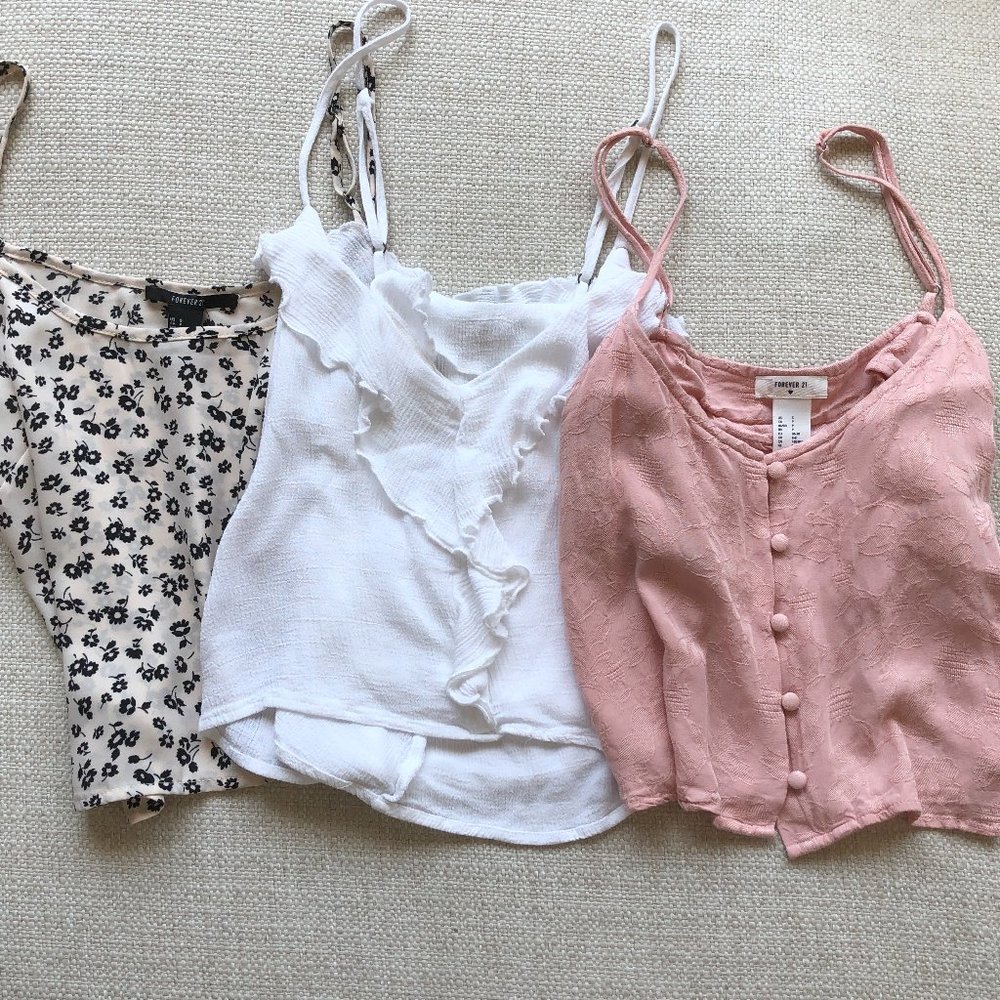 Cropped Cami Tank Top Bundle